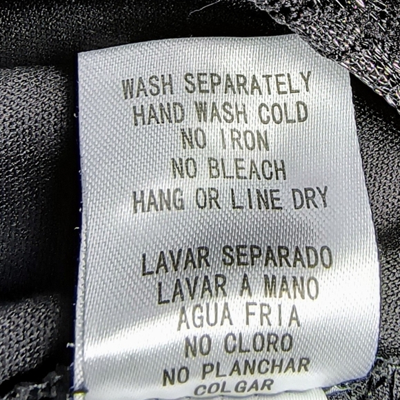 The Sang Black High-Waisted Shimmery Floral  Lace Whimsigoth Sexy Booty Shorts L - Picture 5 of 10